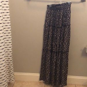 Floral maxi skirt